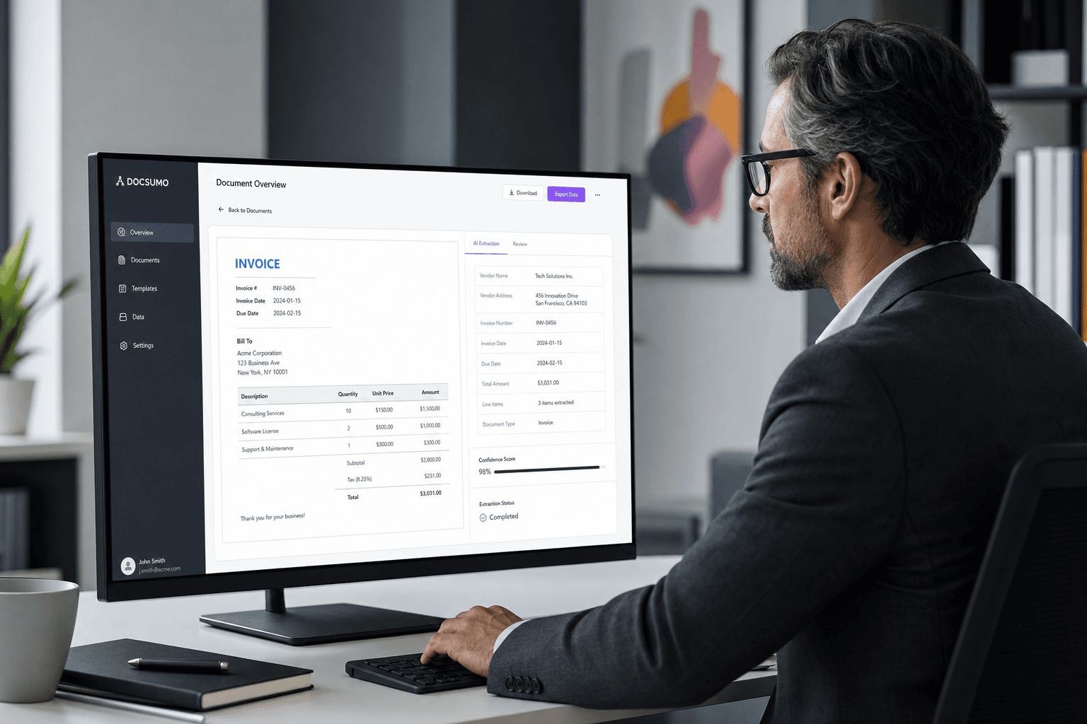 Extraer datos de documentos con IA: guía para empresas