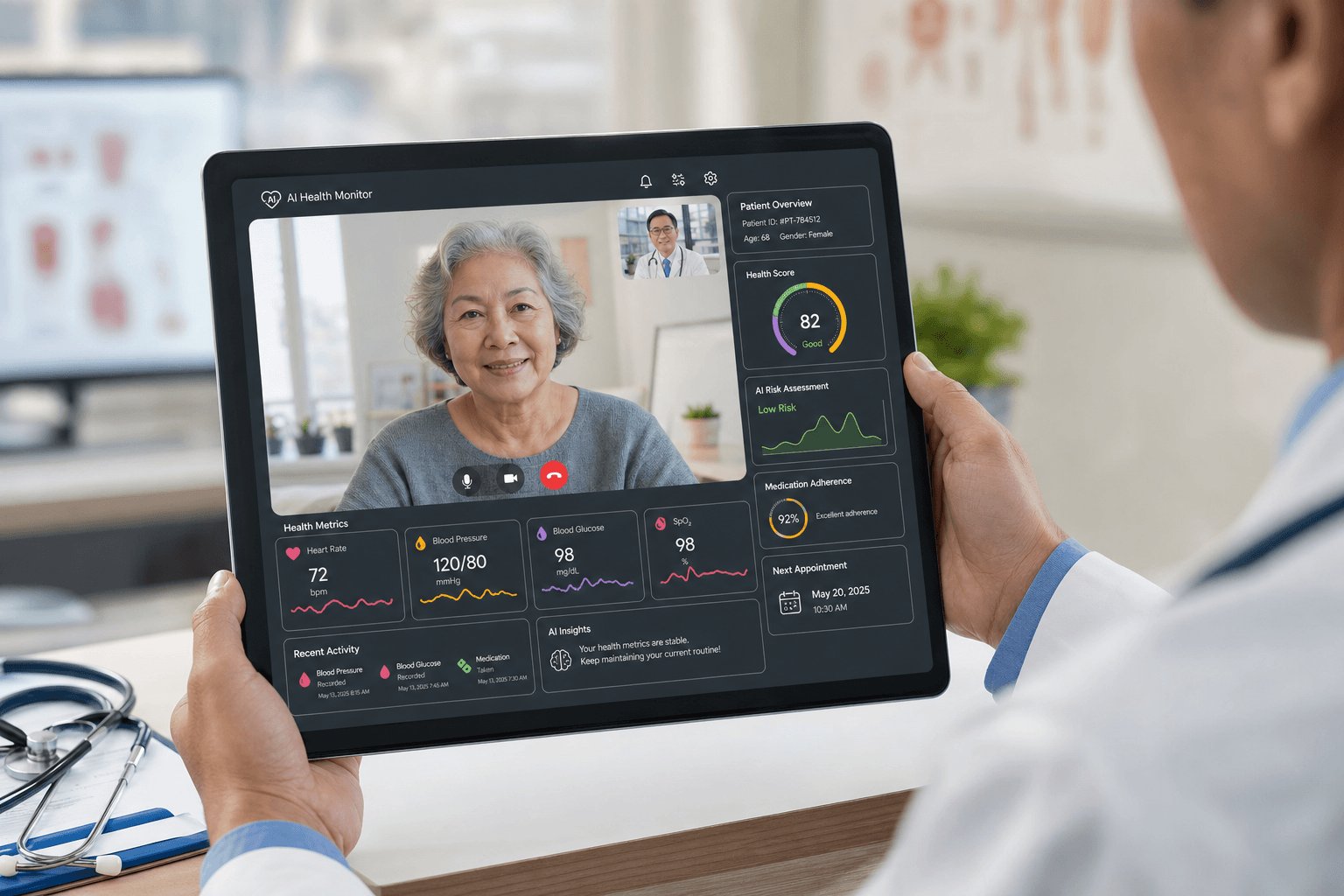 Telemedicina con IA: seguimiento automático de pacientes